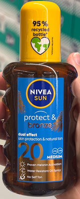 Sun protect & bronze, spray, SPF20 제품 사진