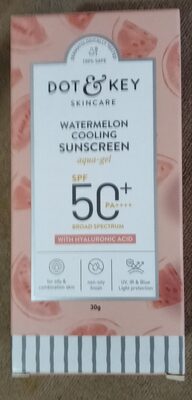Dot and key Watermelon cooling sunscreen 제품 사진