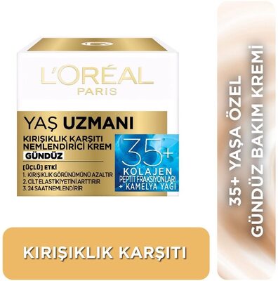 L’Oréal Paris Yaş Uzmanı 30+ Kırışıklık Karşıtı Nemlendirici Krem 제품 사진