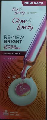 Glow & Lovely Re-New Bright Advanced Multi Vitamin Serum in Cream 제품 사진