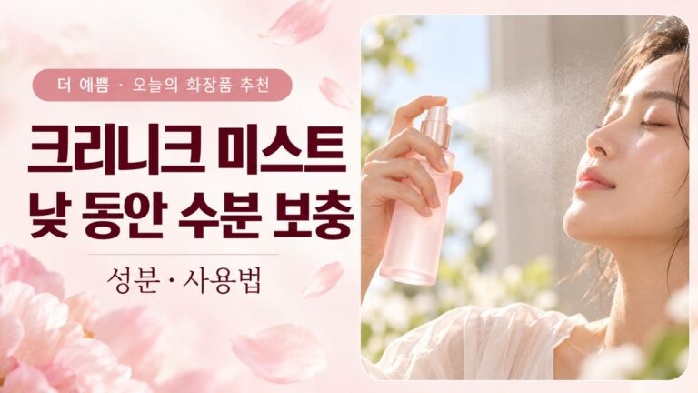 크리니크 모이스춰 써지 페이스 스프레이 수분 미스트 사용법 대표이미지