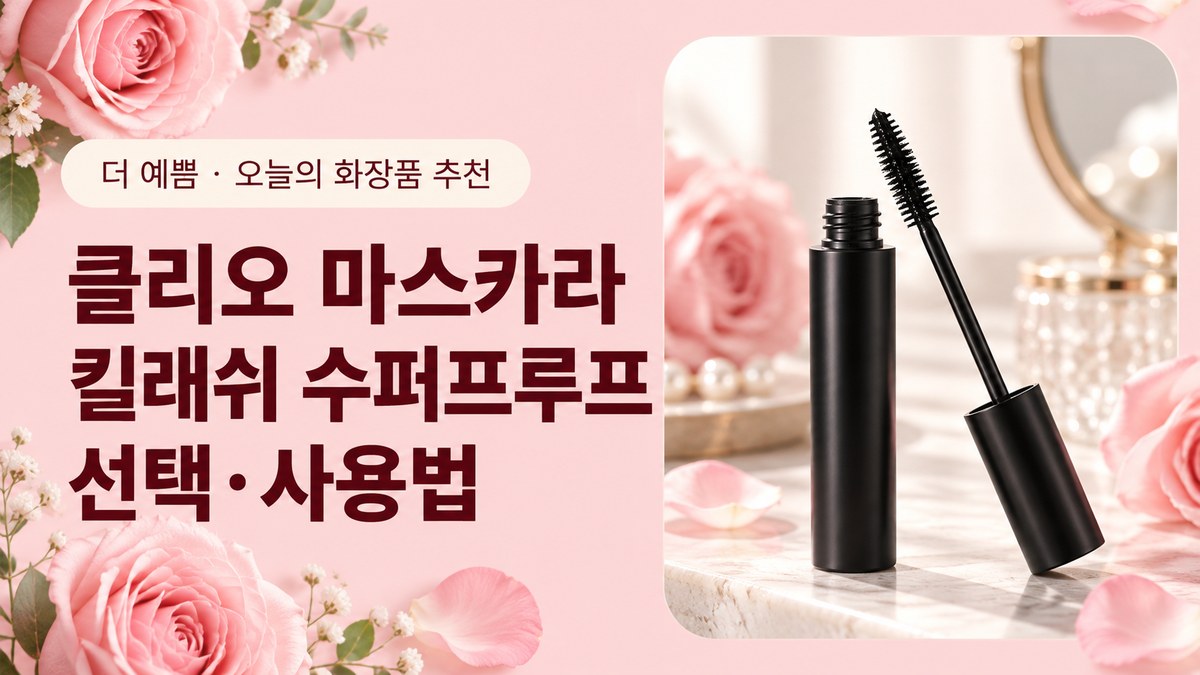 클리오 킬래쉬 수퍼프루프 마스카라 추천 대표 이미지