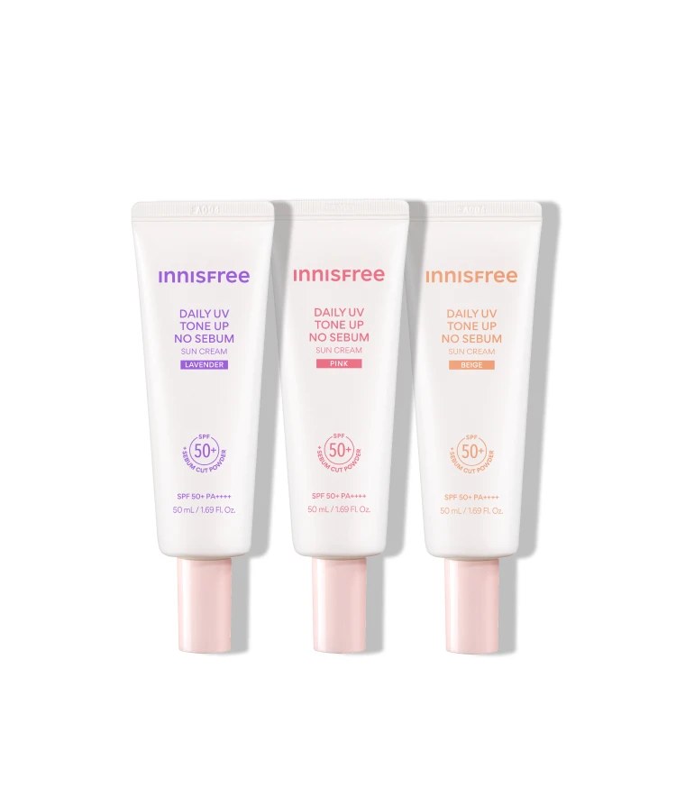 이니스프리 데일리 유브이 톤업 노세범 선크림 50mL 제품 사진