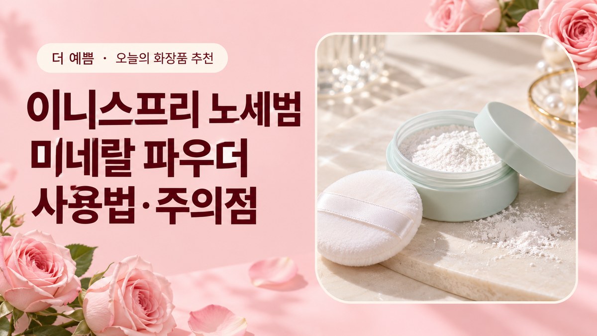 이니스프리 노세범 미네랄 파우더 추천 대표 이미지